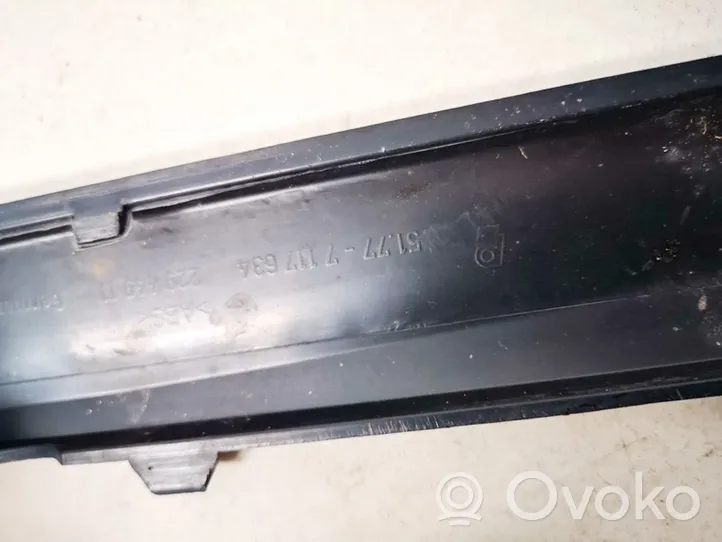 BMW 1 E81 E87 Front sill trim cover 51777117634