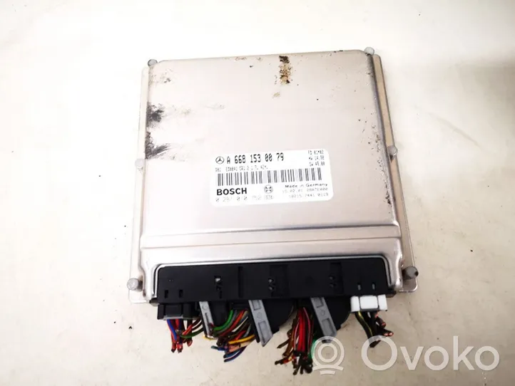 Mercedes-Benz A W168 Calculateur moteur ECU a6681530079