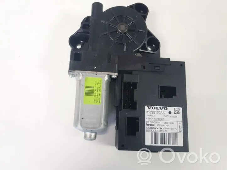 Volvo C30 Moteur de lève-vitre de porte avant 31295170aa