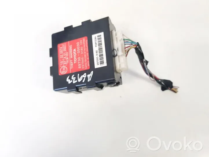 Toyota Avensis T250 Unidad de control/módulo de alarma 8973005030