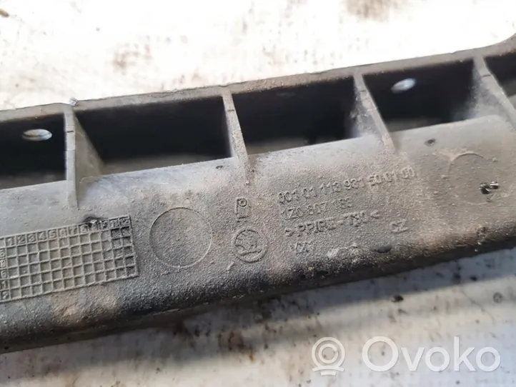 Skoda Octavia Mk2 (1Z) Staffa di rinforzo montaggio del paraurti anteriore 1z0807183