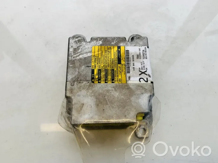 Toyota Avensis T250 Oro pagalvių valdymo blokas 215955102