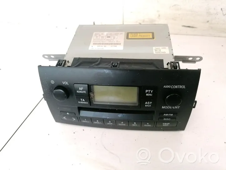 Toyota Corolla Verso E121 Radio/CD/DVD/GPS head unit 8612013060B0