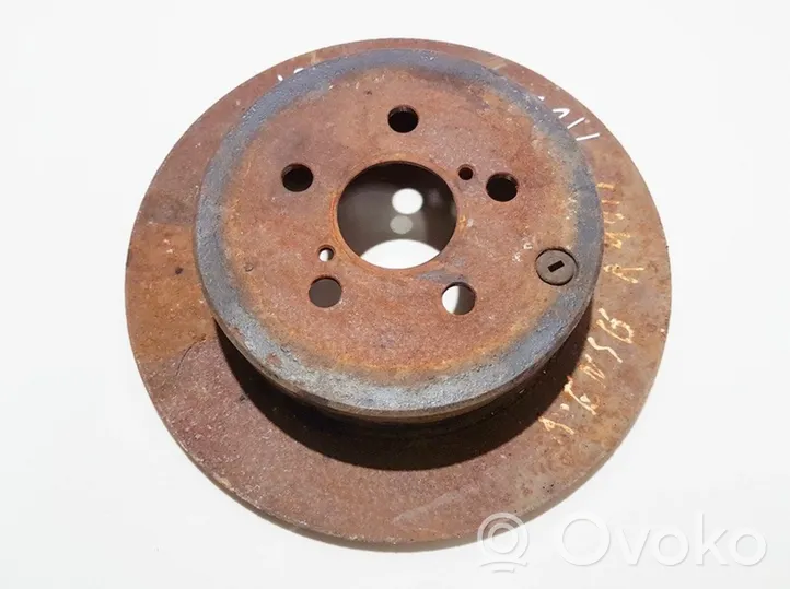 Toyota Avensis T250 Rear brake disc neventiliuojamas