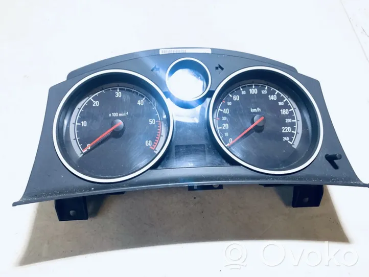 Opel Astra H Compteur de vitesse tableau de bord 13142790tf