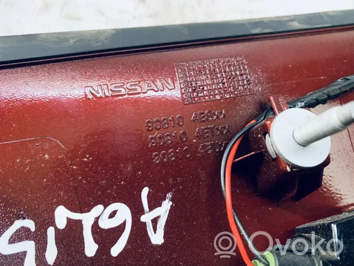 Nissan Qashqai Bagāžnieka numura zīmes apgaismojuma līste 908104esxx