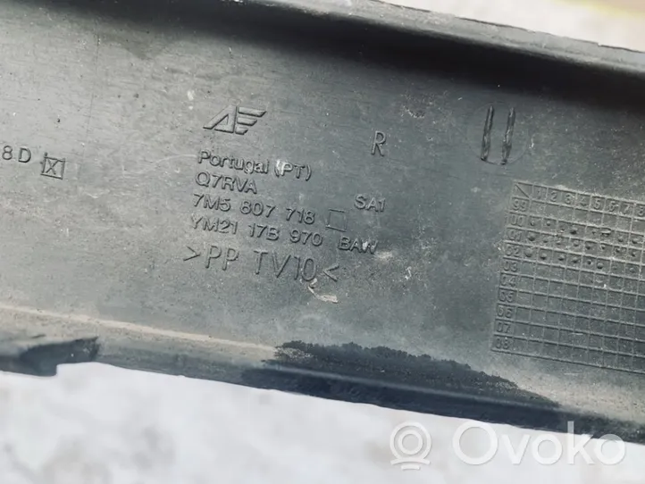Ford Galaxy Listwa zderzaka przedniego 7M5807718