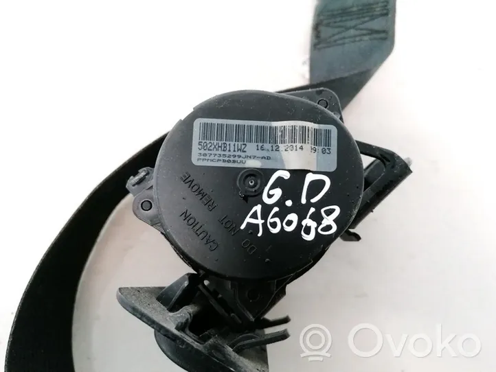 Nissan Qashqai Ceinture de sécurité arrière 502XHB11WZ