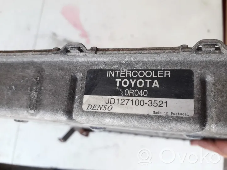 Toyota Avensis T270 Chłodnica powietrza doładowującego / Intercooler JD1271003521