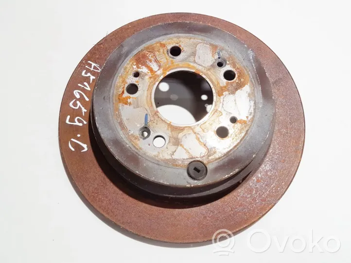 Honda CR-V Rear brake disc neventiliuojamas