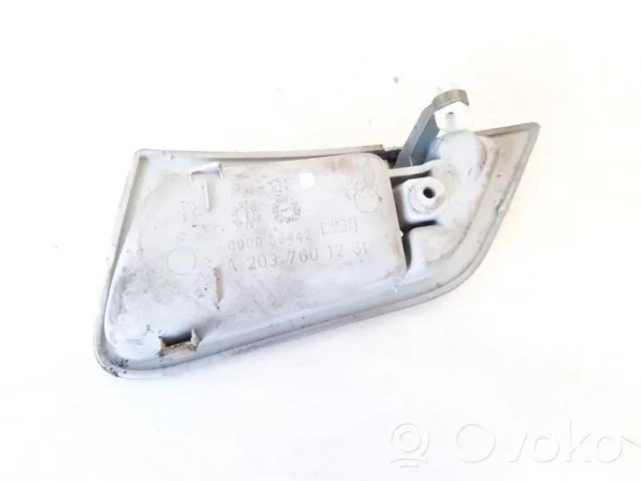 Mercedes-Benz C W203 Front door interior handle a2037601261