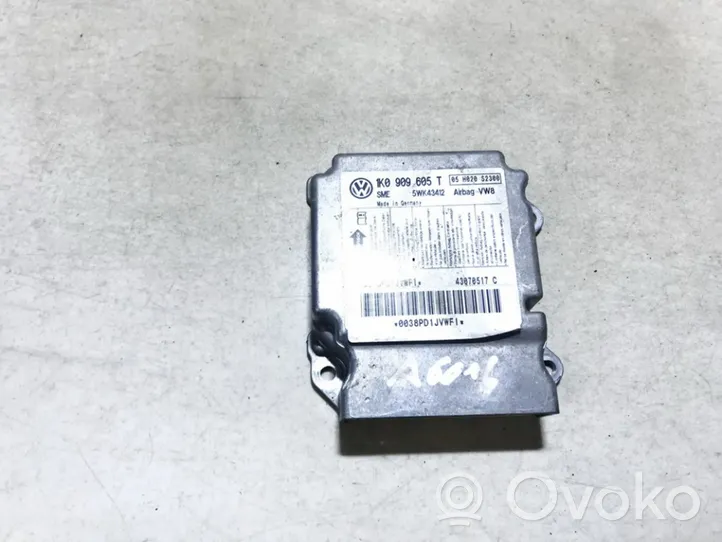 Volkswagen Jetta V Airbag control unit/module 1k0909605t