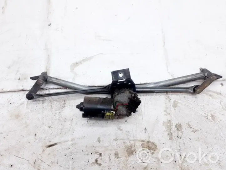 Audi 80 90 B3 Motor y varillaje del limpiaparabrisas delantero 