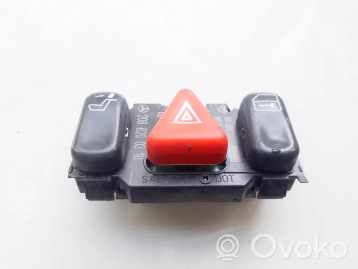 Mercedes-Benz E W210 Botón interruptor de luz de peligro 2088200310