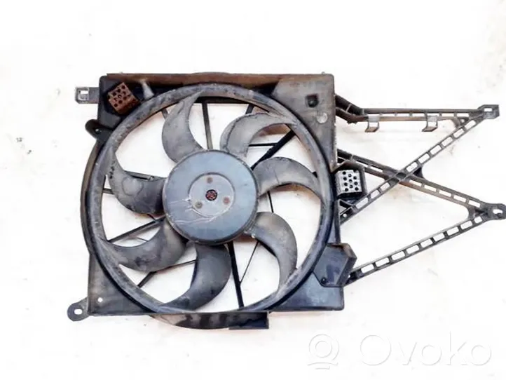 Opel Zafira A Radiator cooling fan shroud 24431828