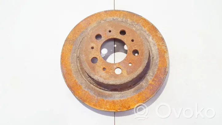 Volvo S60 Rear brake disc neventiliuojamas