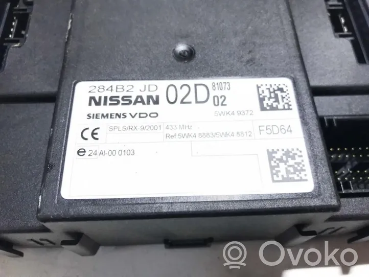 Nissan Qashqai Mukavuusmoduuli 284b2jd02d