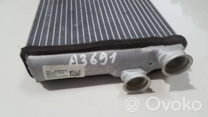 Citroen C5 Pečiuko radiatorius K5855003