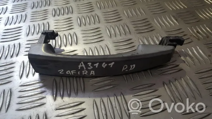 Opel Zafira B Front door exterior handle 