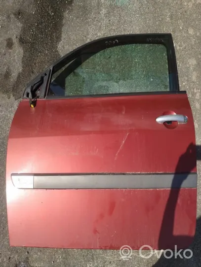 Renault Megane II Drzwi przednie raudonos