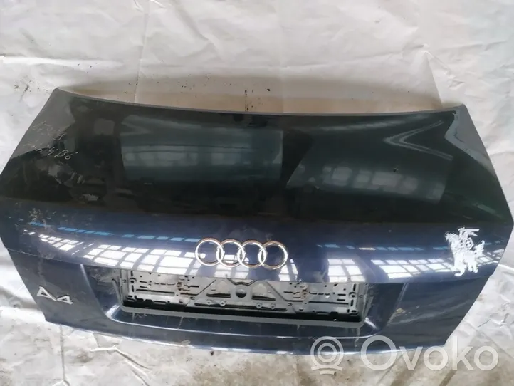 Audi A4 S4 B6 8E 8H Galinis dangtis (bagažinės) melynas