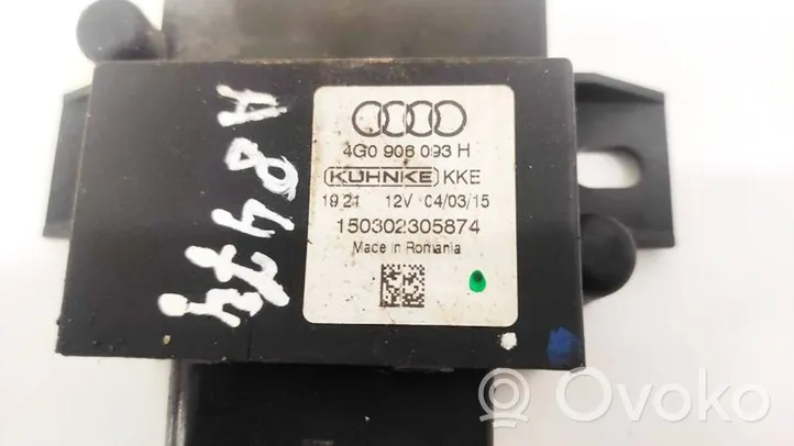 Audi A7 S7 4G Polttoaineen ruiskutuspumpun ohjainlaite/moduuli 4G0906093H