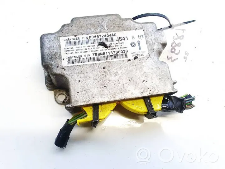 Chrysler Sebring (JS) Airbag control unit/module p04672404ac