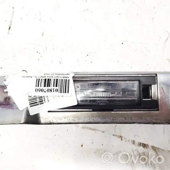 Opel Astra H Number plate light 