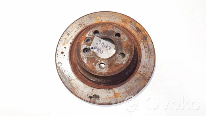 Ford Mondeo MK IV Rear brake disc neventiliuojamas