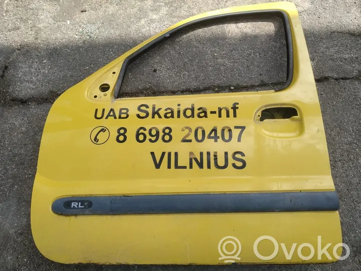 Renault Kangoo I Priekinės durys GELTONOS