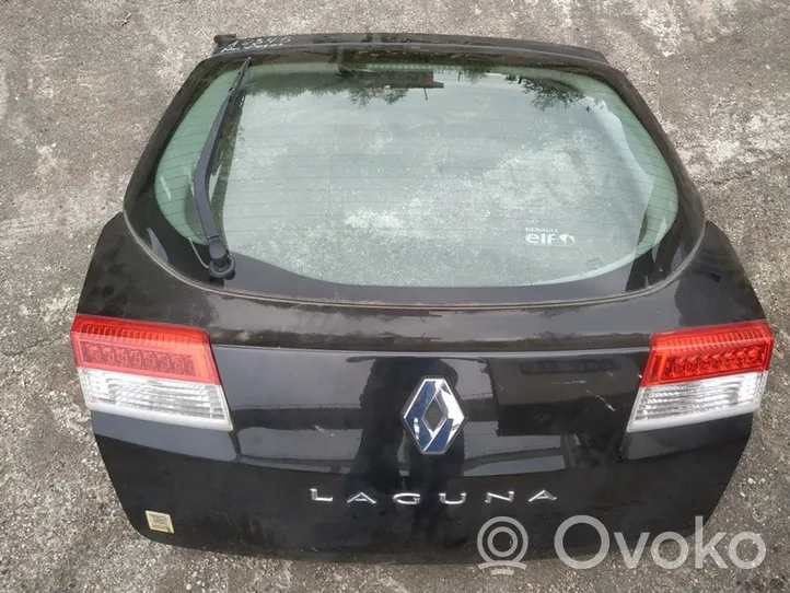 Renault Laguna III Galinis dangtis (bagažinės) juodas