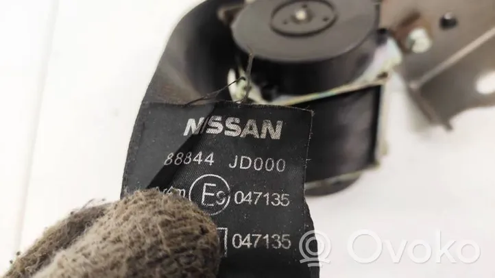 Nissan Qashqai Ceinture de sécurité arrière 88844jd000