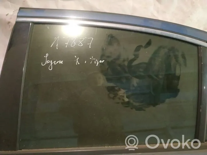 Jaguar X-Type Rear door window glass 