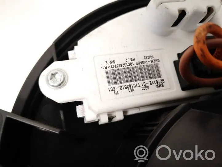 BMW 3 F30 F35 F31 Résistance moteur de ventilateur de chauffage 927611201