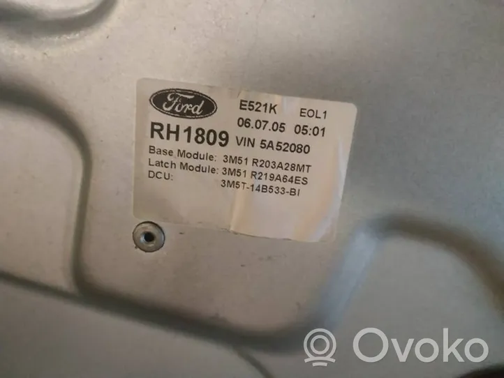 Ford Focus C-MAX Elektryczny podnośnik szyby drzwi bocznych / przesuwnych 3m51r203a28mt