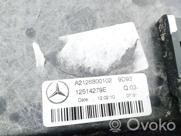 Mercedes-Benz E W212 Tavaratilan pohjan tekstiilimatto a2126800102