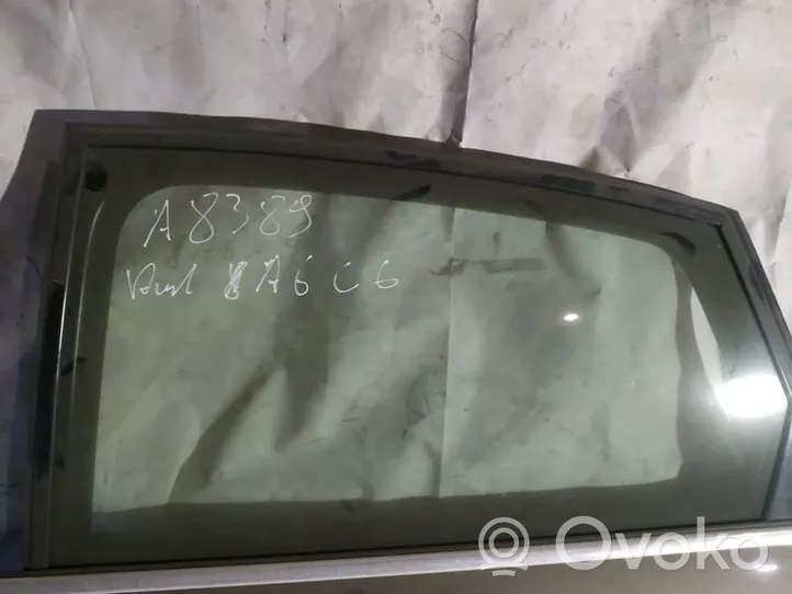 Audi A6 S6 C6 4F Rear door window glass 