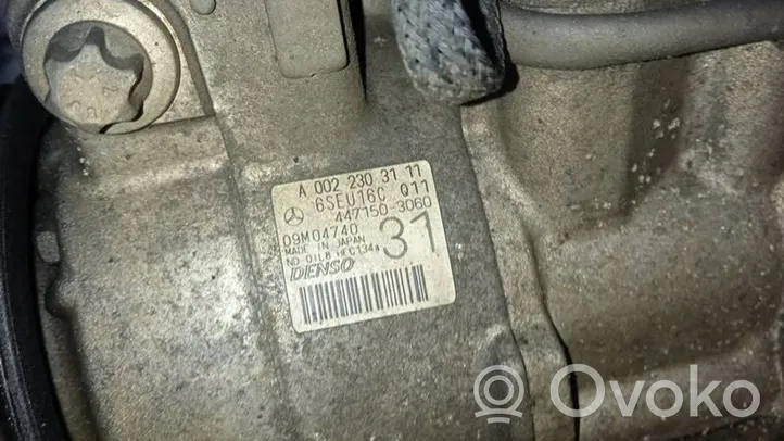 Mercedes-Benz E W212 Компрессор (насос) кондиционера воздуха A0022303111