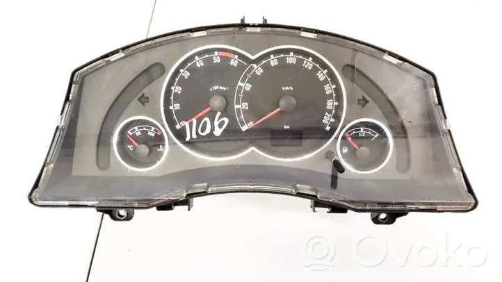 Opel Meriva A Speedometer (instrument cluster) 13214770