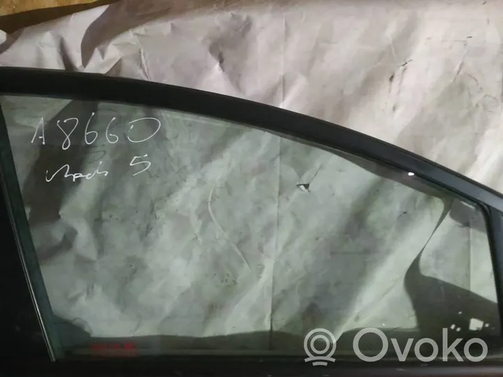 Mazda 5 Front door window glass four-door 