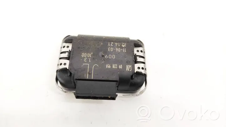 Opel Signum Sensor de lluvia 09228959