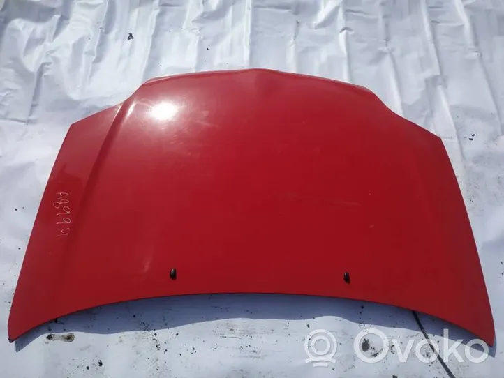 Toyota Corolla E120 E130 Pokrywa przednia / Maska silnika raudonas