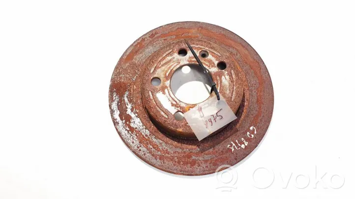 Opel Astra H Rear brake disc neventiliuojamas