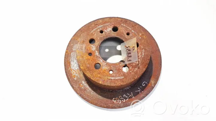 Citroen Jumper Rear brake disc neventiliuojamas