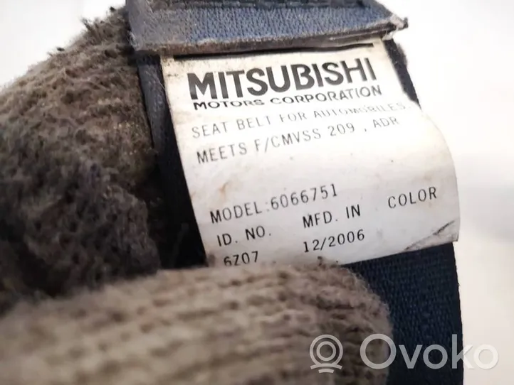 Mitsubishi Outlander Ceinture de sécurité arrière 6066751