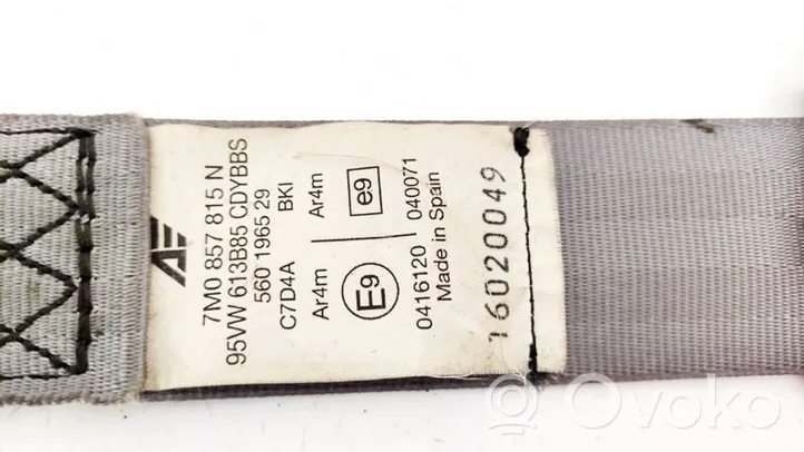 Ford Galaxy Rear seatbelt 7M0857815N