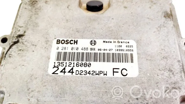 Fiat Ducato Dzinēja vadības bloks 1351216080