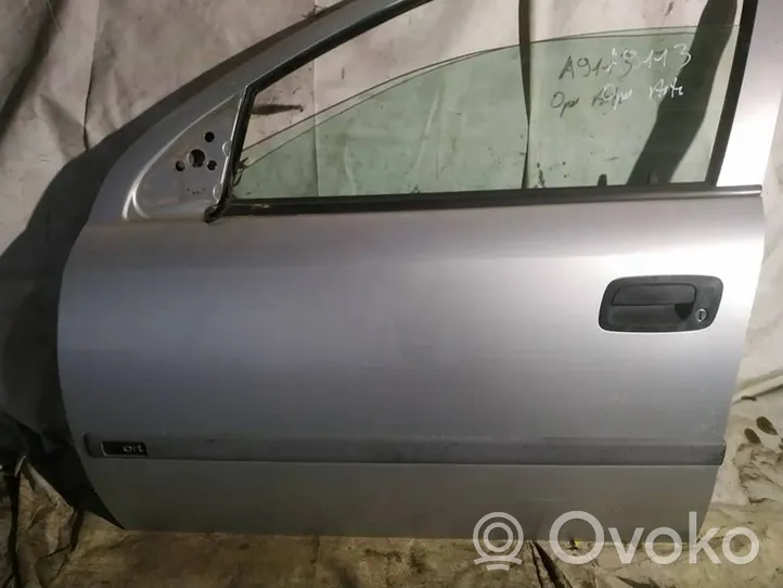 Opel Astra G Front door pilkos