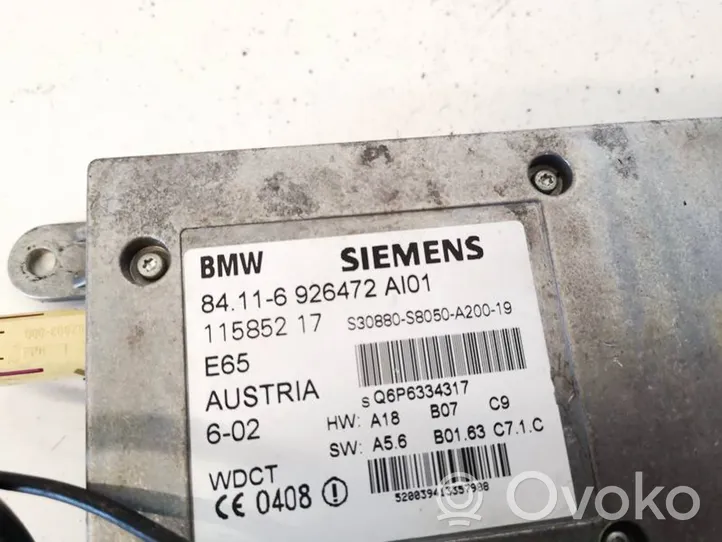 BMW 7 E65 E66 Autres unités de commande / modules 94116926472
