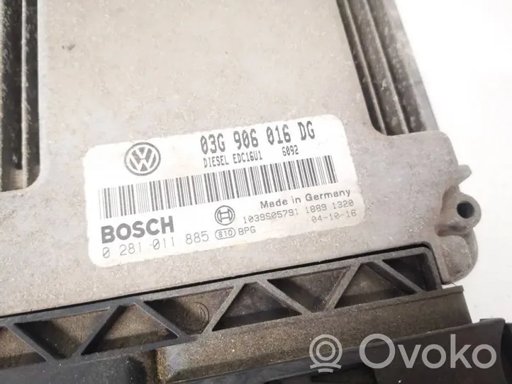 Seat Altea Sterownik / Moduł ECU 03g906016dg